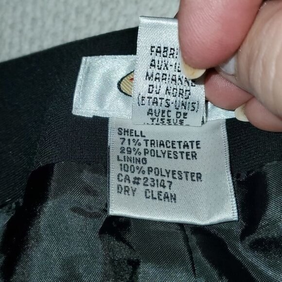 Talbots Lined High Waisted Wide Leg Zip & Clasp Closure Dress Sz 4 Pants - Picture 11 of 14